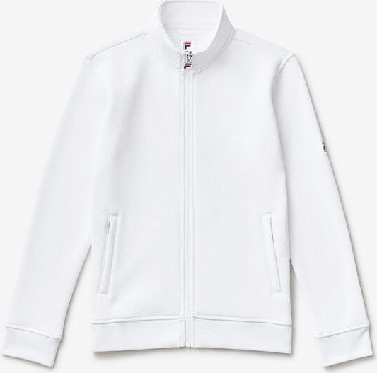 Fila Boys’ Essentials Fleece Jacket - White