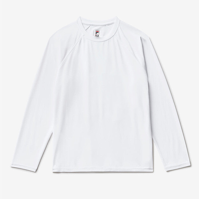 Fila Boy’s Uv Blocker Long Sleeve (white) - Wht / Xxs