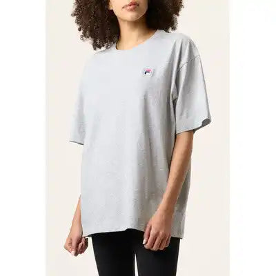 Fila Classic Relaxed Tee Unisex Gray Heather