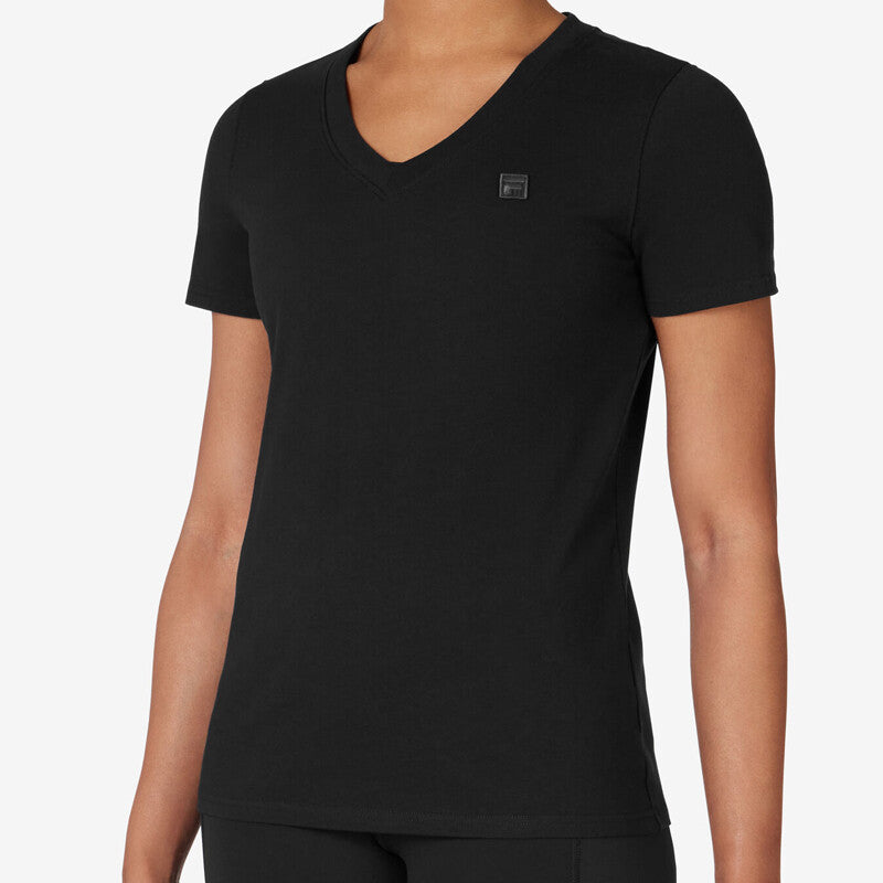 Fila Elevated Essentials V-neck Tee (w)