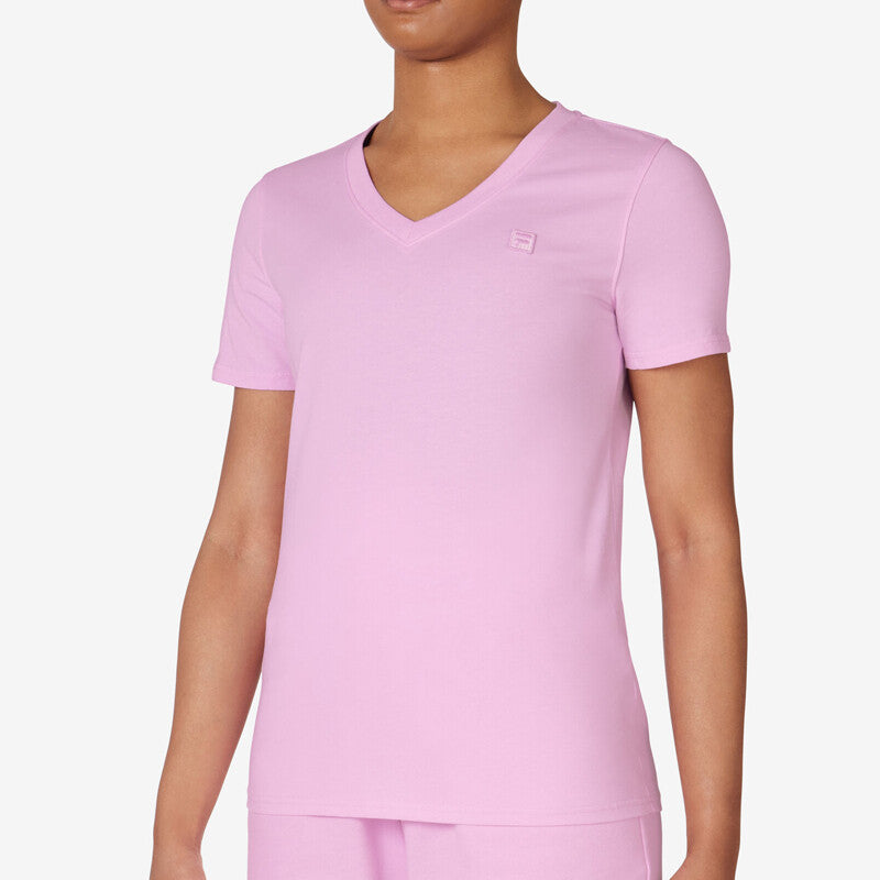 Fila Elevated Essentials V-neck Tee (w)