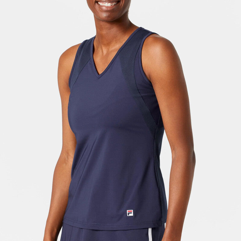 Fila Essentials Full Coverage V-neck Tank (w)