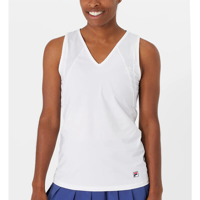 Fila Essentials Full Coverage V-neck Tank (w)