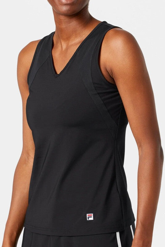 Fila Essentials Full Coverage V-neck Tank Women’s - Black