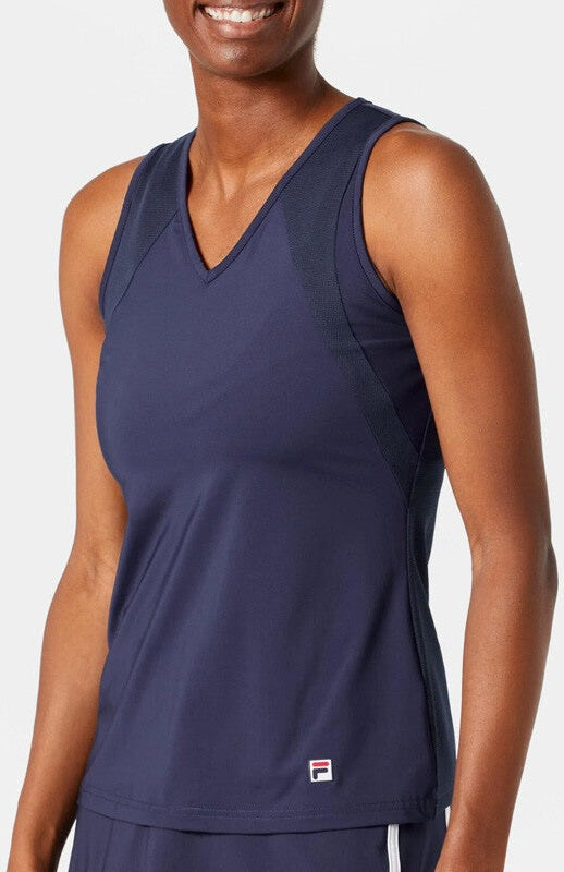 Fila Essentials Full Coverage V-neck Tank Women’s - Navy