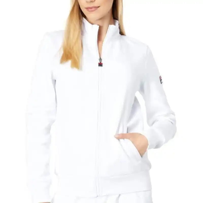 Fila Essentials Match Fleece Full Zip Jacket Women’s White