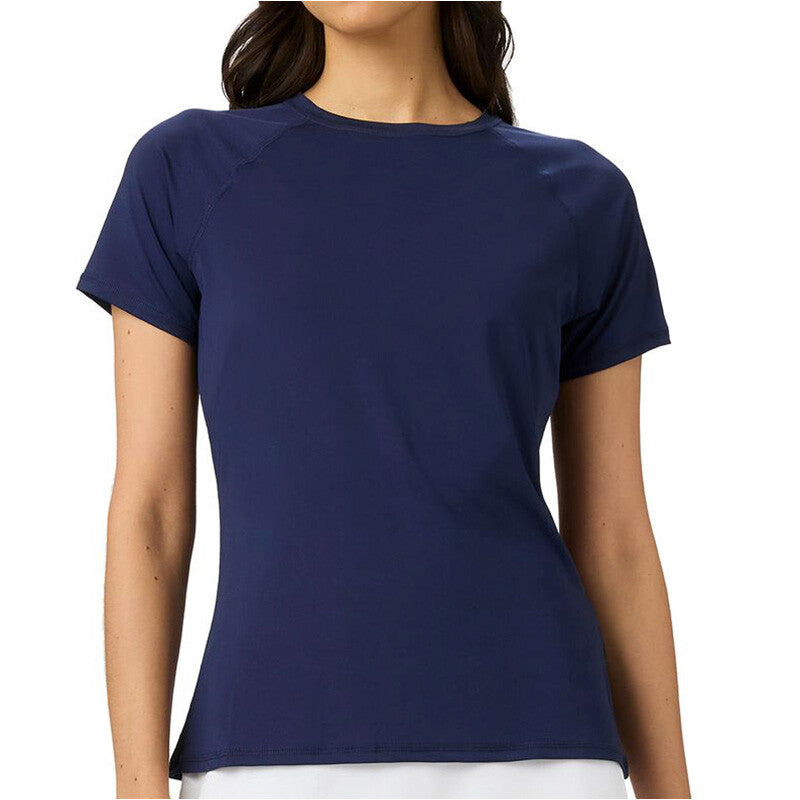 Fila Essentials Mesh Back Short Sleeve Top (w) - Nvy / Xs