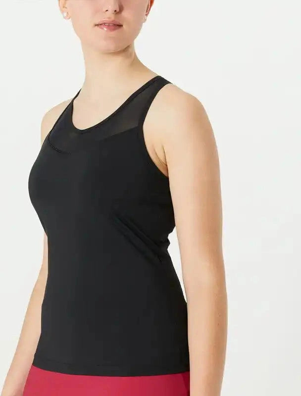 Fila Essentials Racerback Mesh Tank Women’s Black