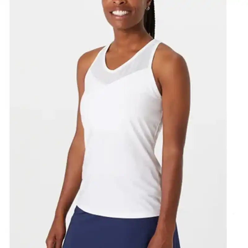 Fila Essentials Racerback Mesh Tank Women’s White