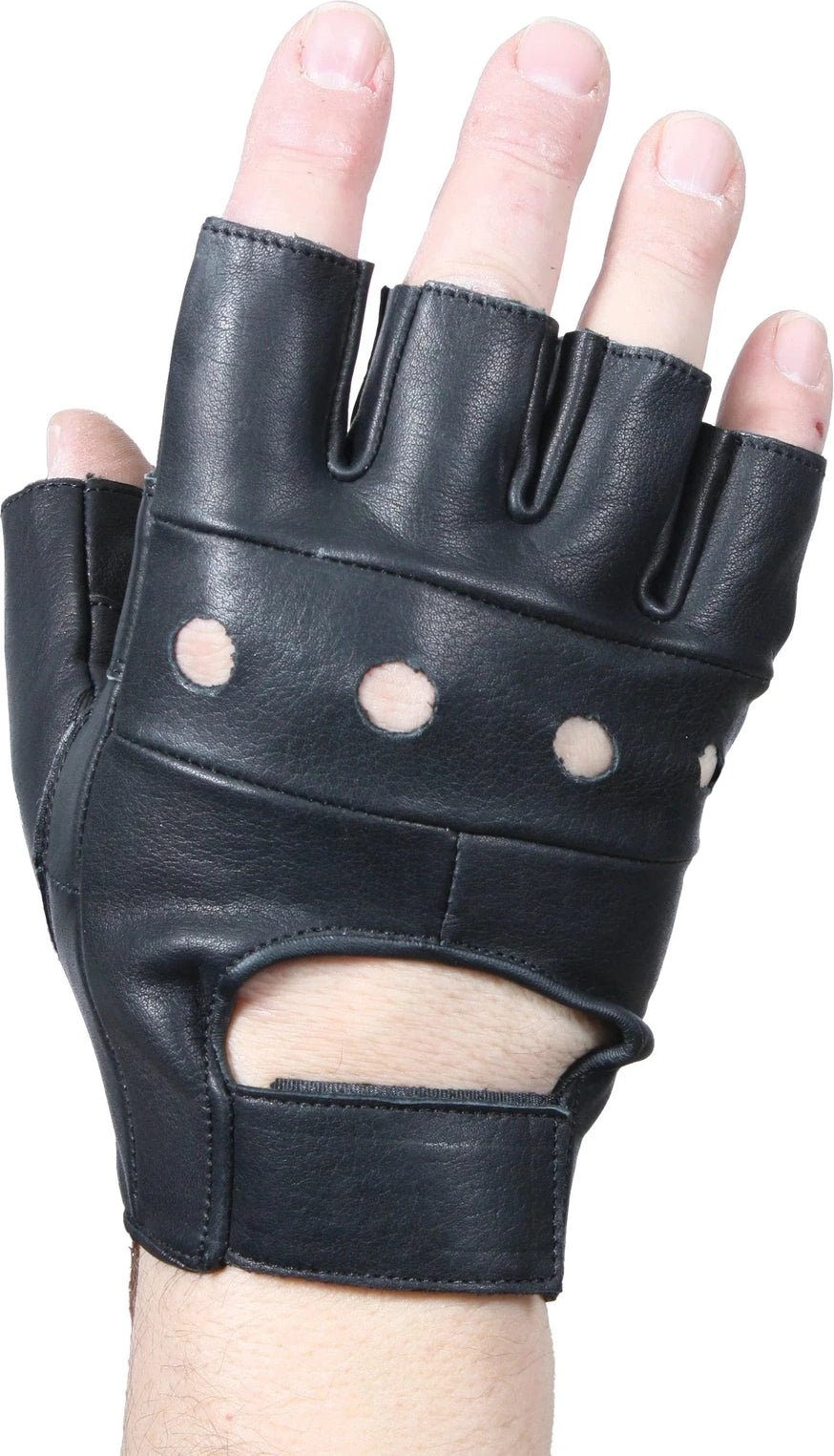 Fingerless Biker Gloves