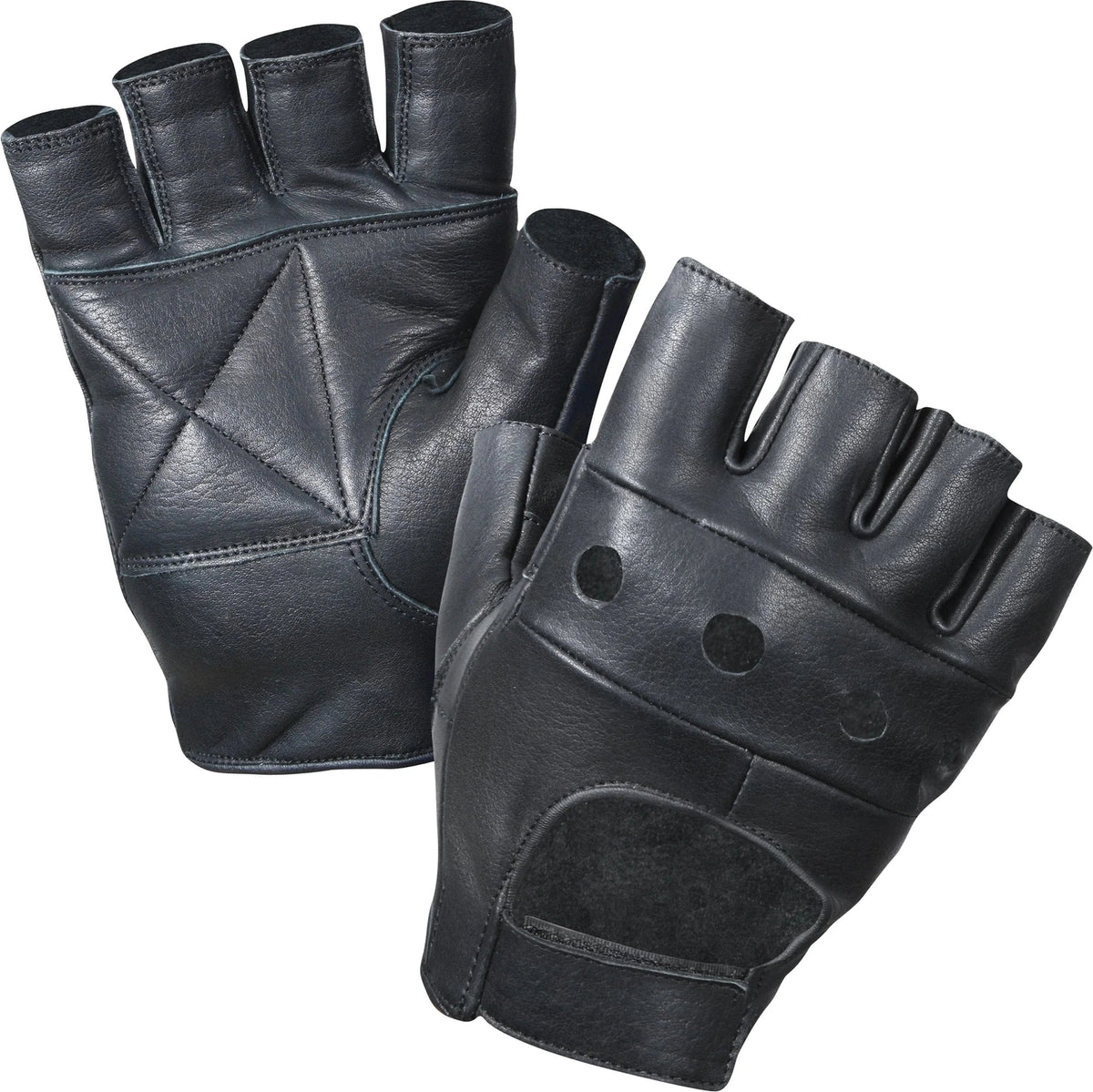 Fingerless Biker Gloves
