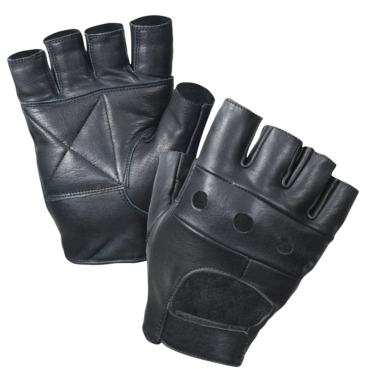 Fingerless Biker Gloves