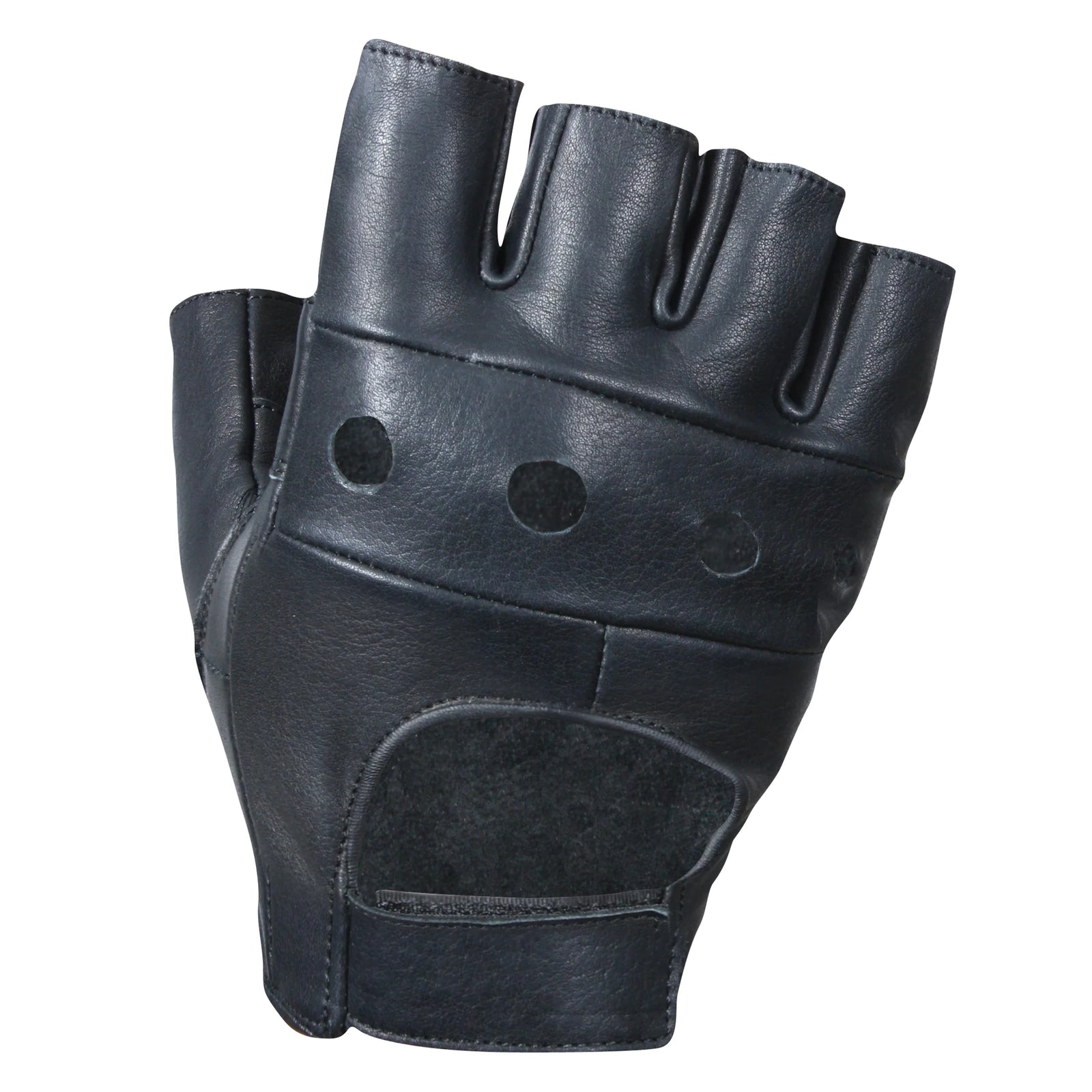 Fingerless Biker Gloves - s