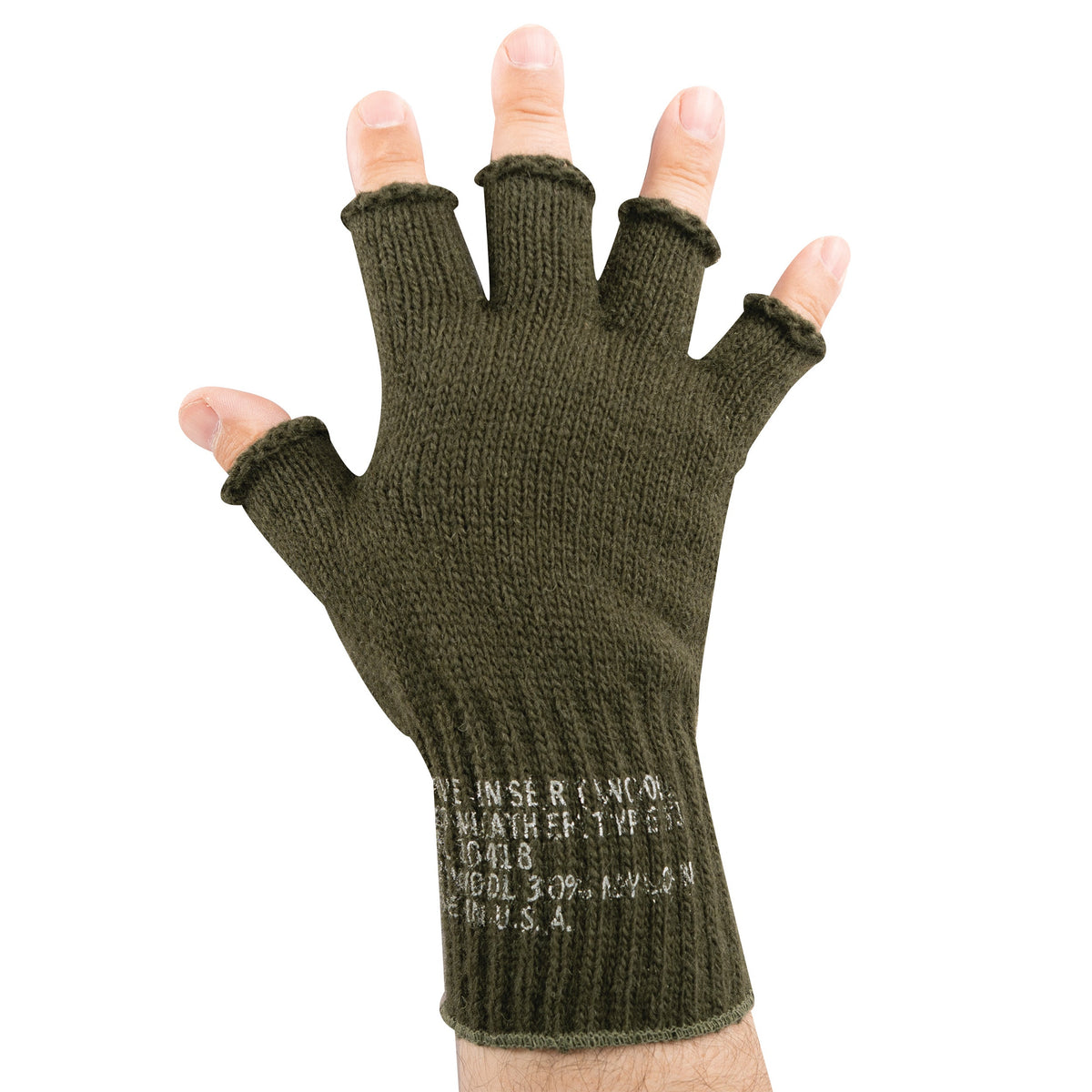 Fingerless Wool Gloves