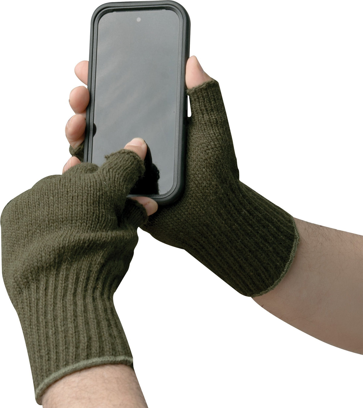 Fingerless Wool Gloves