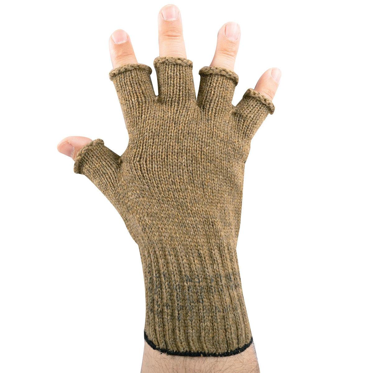 Fingerless Wool Gloves
