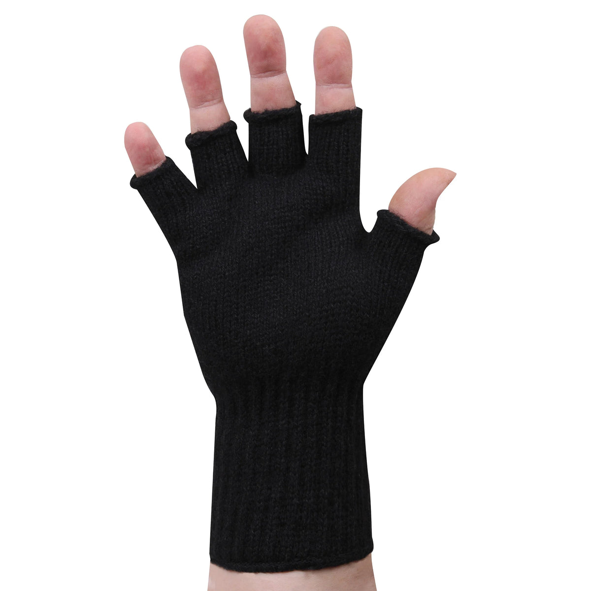 Fingerless Wool Gloves