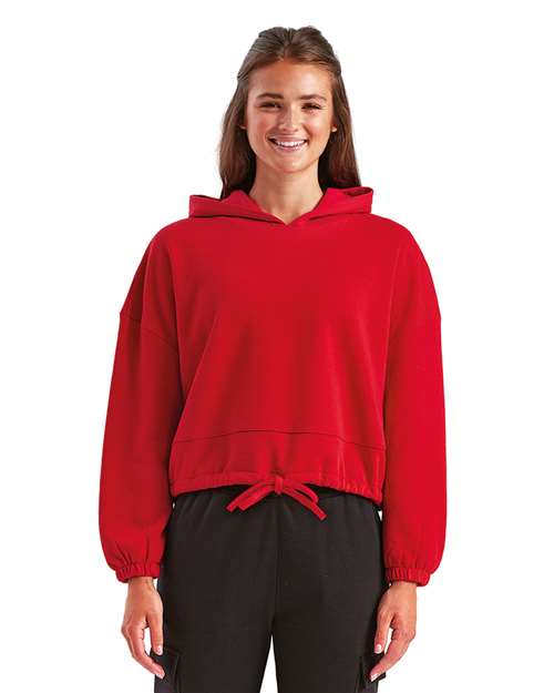 Fire Red Women&#39;s Cropped Maria Hoodie - TD085
