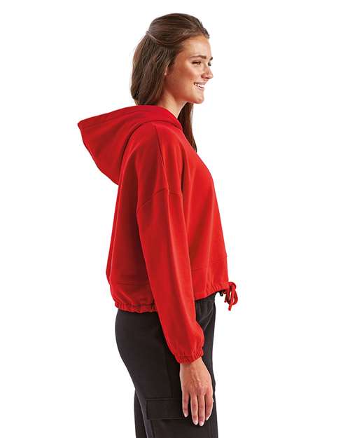 Fire Red Women&#39;s Cropped Maria Hoodie - TD085