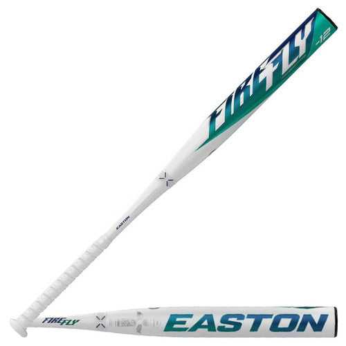 Easton 2024 Fire Fly -12 Fastpitch Bat - White Gray - HIT a Double - 1