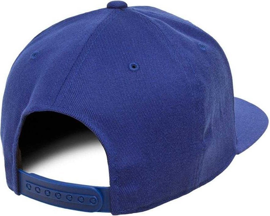 Flexfit 110 Flat Bill Snapback Cap - Royal Blue - 6 7/8’’ - 7 1/2’’