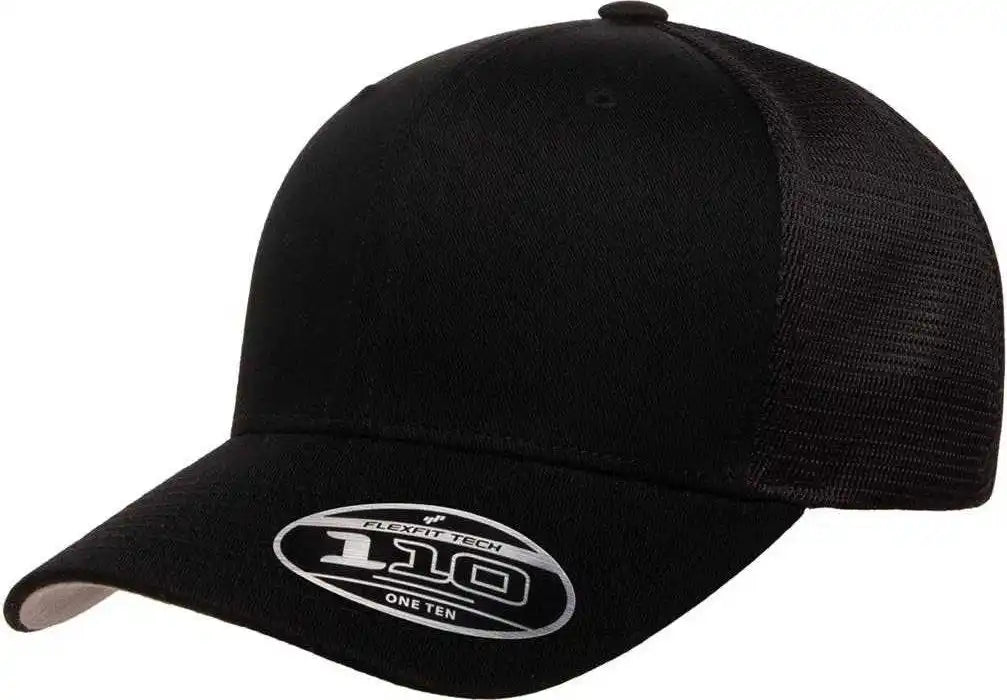 Flexfit 110 Mesh-back Cap - Black - 6 7/8’’ - 7 1/2’’
