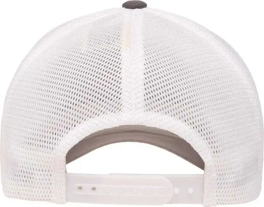 Flexfit 110 Mesh-back Cap - Charcoal White - Dark Gray / 6 7/8’’ - 7 1/2’’