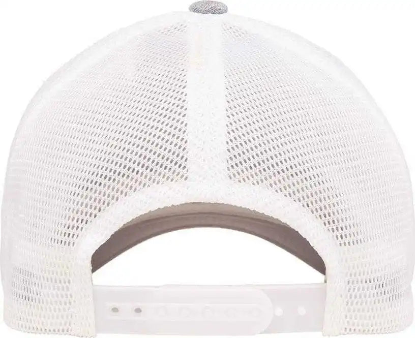 Flexfit 110 Mesh Back Cap Melange Silver White Light Gray / 6 7/8’’ 7 1/2’’
