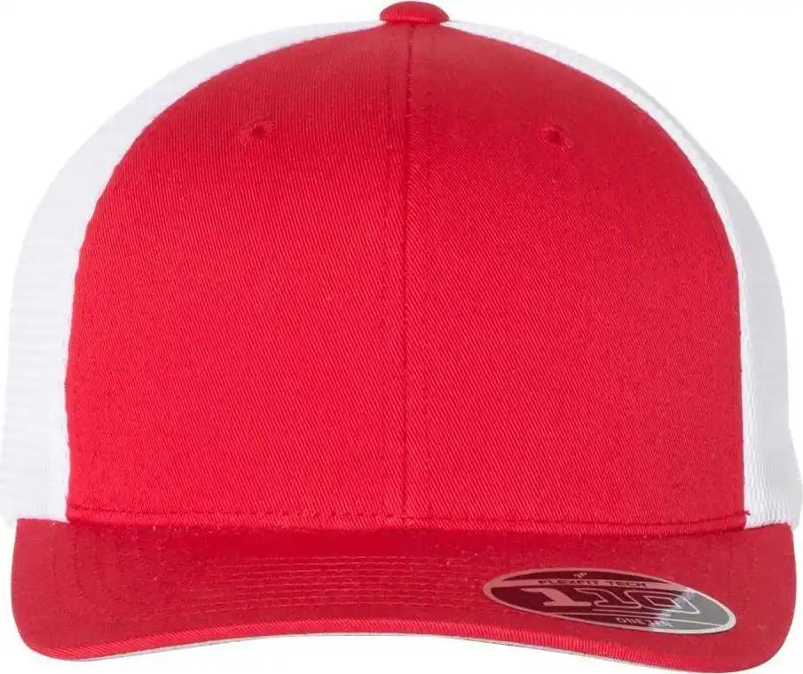 Flexfit 110 Mesh-back Cap - Red White - 6 7/8’’ - 7 1/2’’