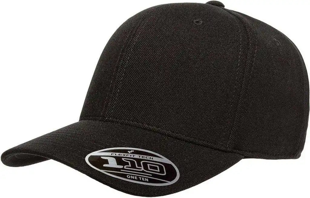 Flexfit 110 Mini Piqu?? Cap Black / 6 7/8’’ 7 1/2’’