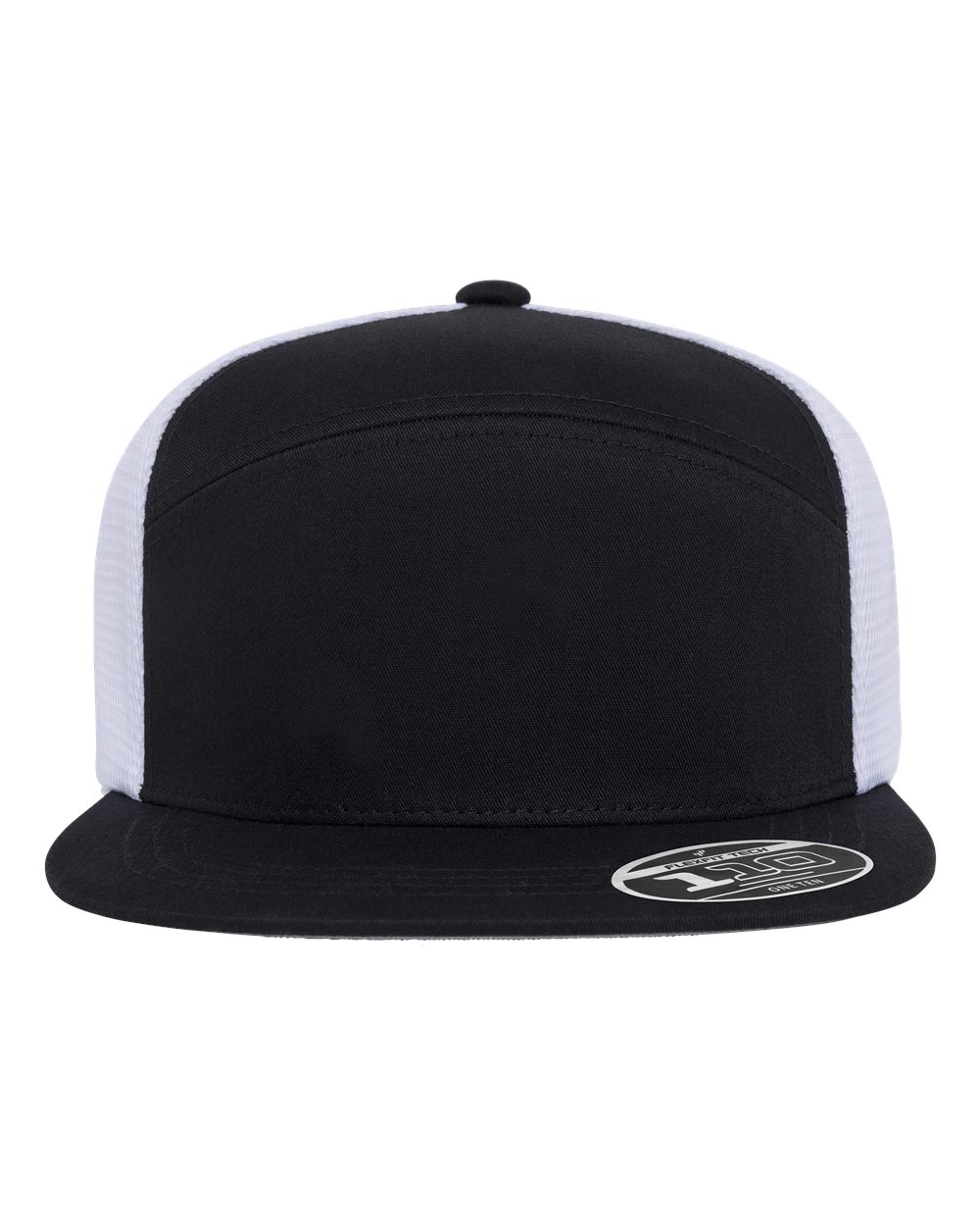 Flexfit 110ar1 110 Mesh Arch Cap - Black White