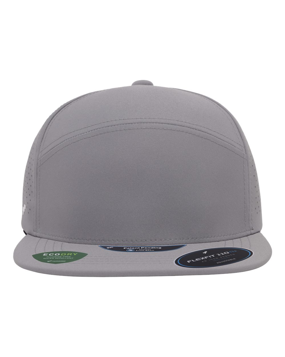 Flexfit 110ar3 110 Premium Arch Perforated Cap - Greenish Grey