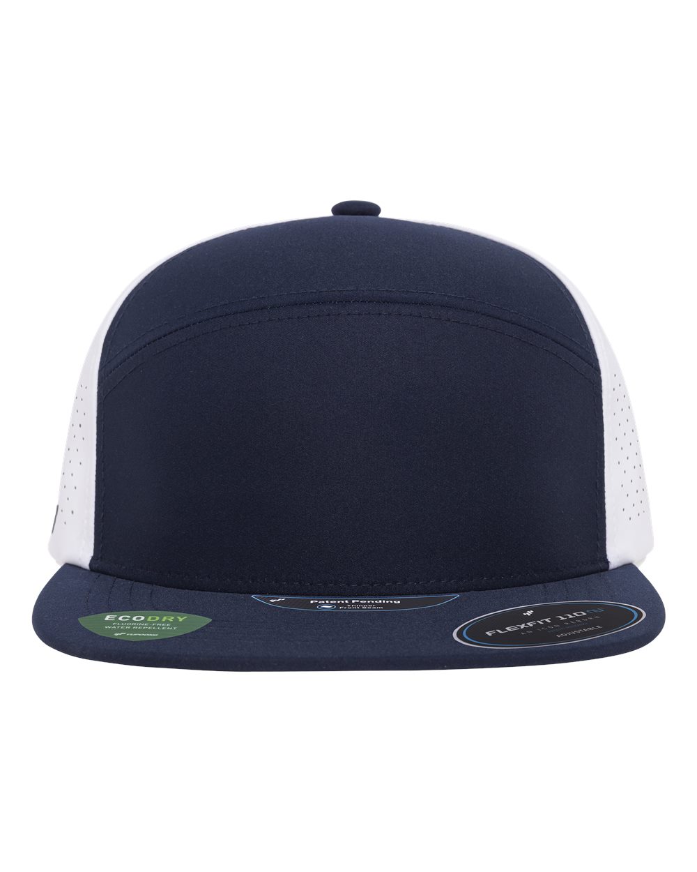 Flexfit 110ar3 110 Premium Arch Perforated Cap - Navy White