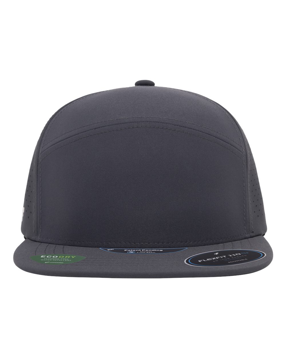 Flexfit 110ar3 110® Premium Arch Perforated Cap - Charcoal Black