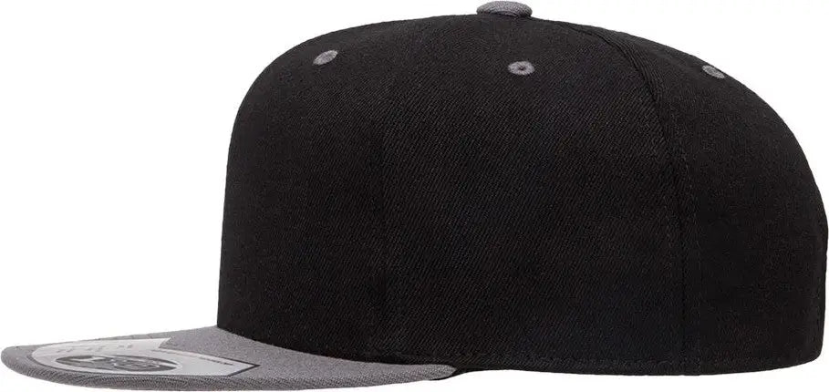 Flexfit 110f 110® Snapback Cap - Black Grey - Gray / one Size Fits Most
