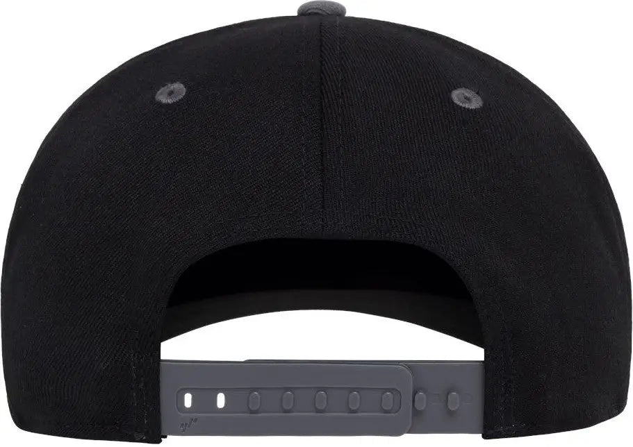 Flexfit 110f 110® Snapback Cap - Black Grey - Gray / one Size Fits Most