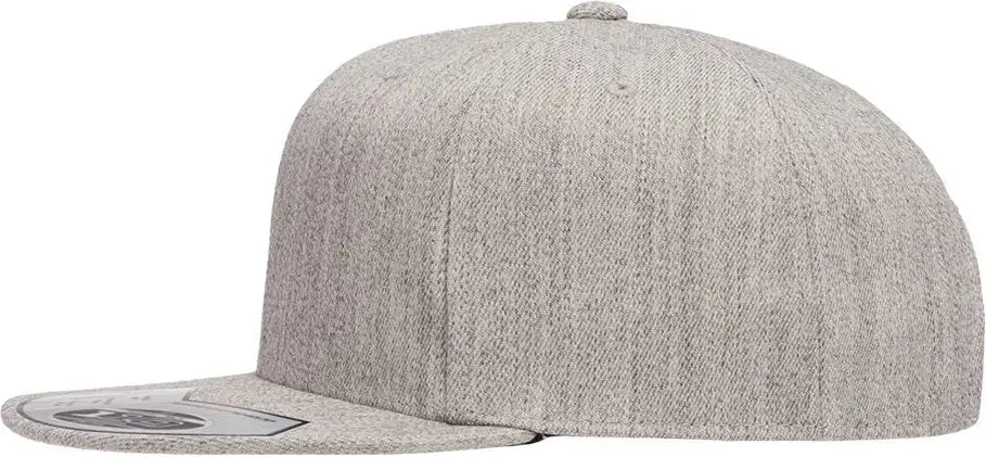Flexfit 110f 110® Snapback Cap - Heather Grey - Gray / one Size Fits Most