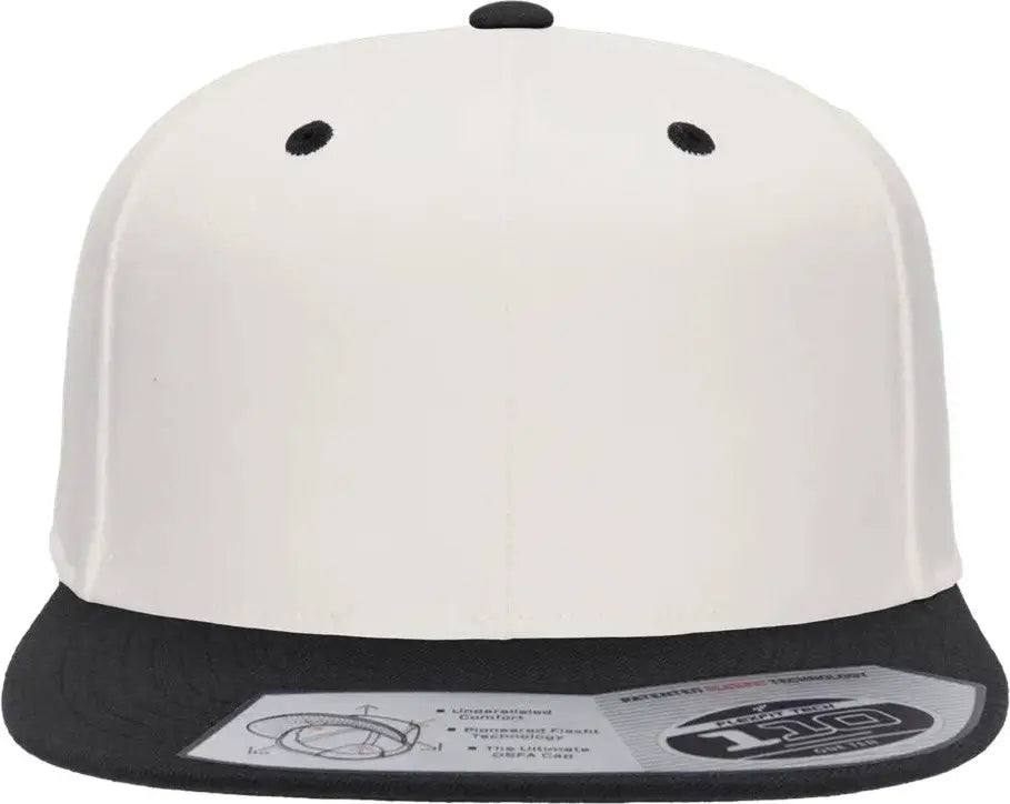 Flexfit 110f 110® Snapback Cap - Natural Black - Natural/ / one Size Fits Most