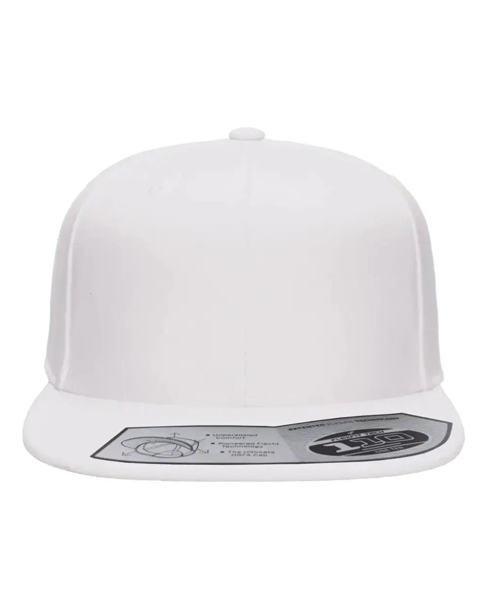 Flexfit 110f 110® Snapback Cap - White - one Size Fits Most