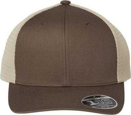 Flexfit 110m 110 Mesh-back Cap - Brown Khaki - one Size Fits Most