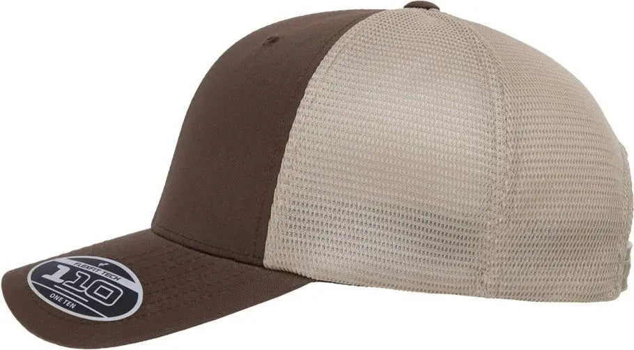 Flexfit 110m 110® Mesh-back Cap - Brown Khaki - one Size Fits Most
