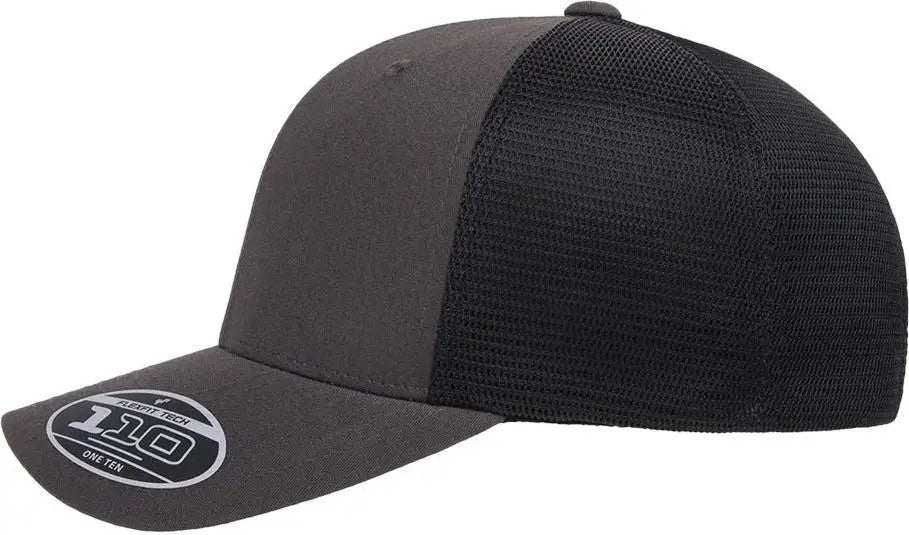 Flexfit 110m 110® Mesh-back Cap - Charcoal Black - Dark Gray / one Size Fits Most