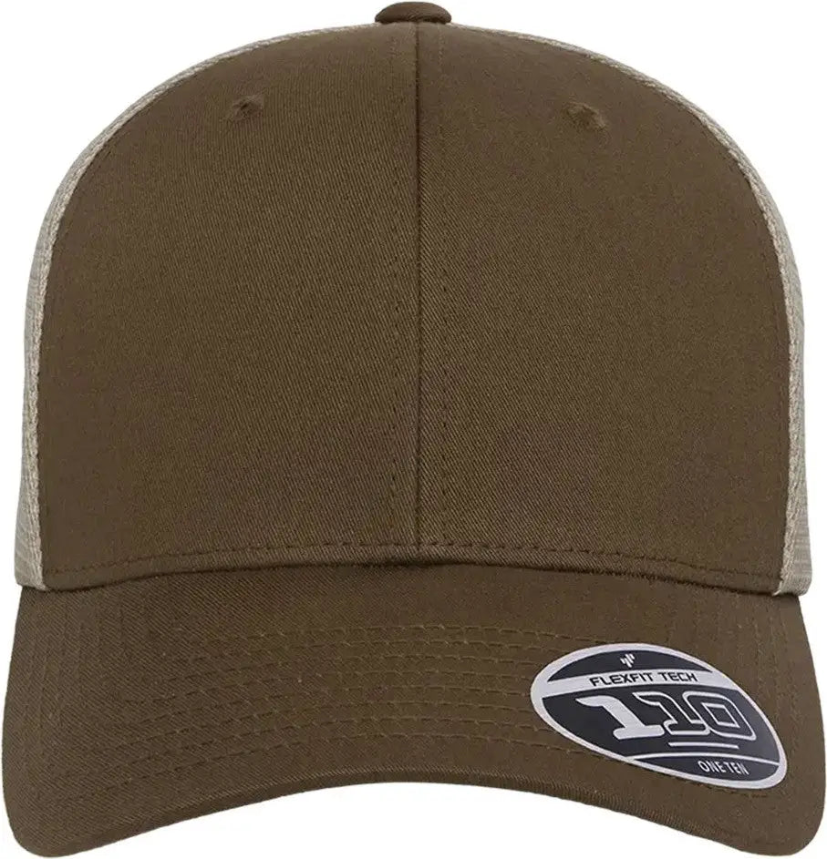 Flexfit 110m 110® Mesh-back Cap - Coyote Brown Khaki - one Size Fits Most
