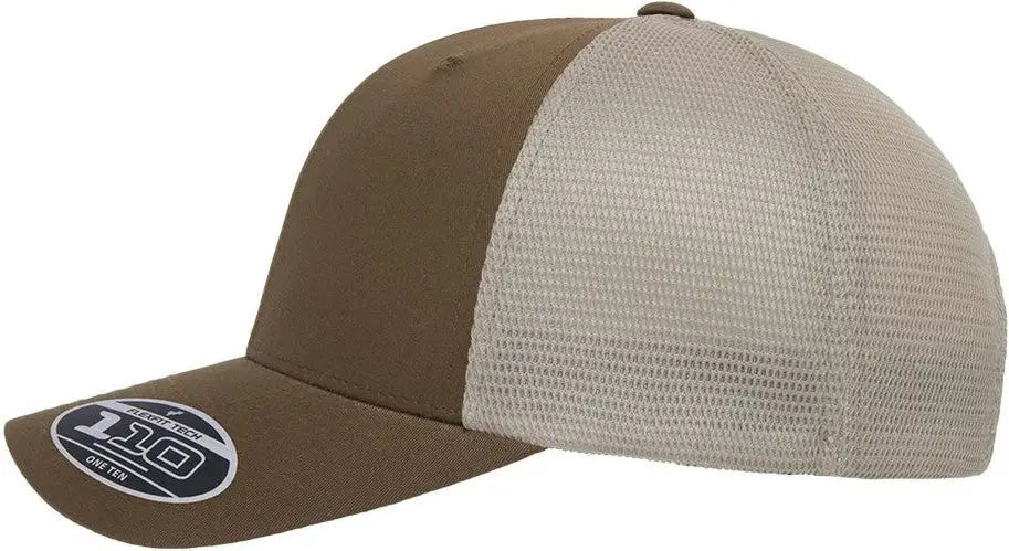 Flexfit 110m 110® Mesh-back Cap - Coyote Brown Khaki - one Size Fits Most
