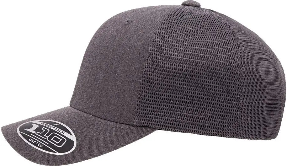 Flexfit 110m 110® Mesh-back Cap - Dark Heather Grey - Gray / one Size Fits Most