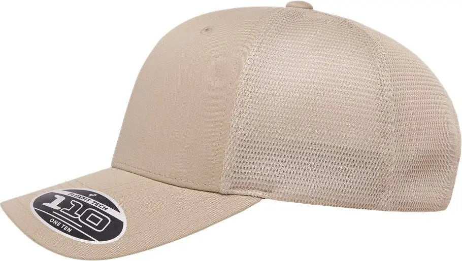 Flexfit 110m 110® Mesh-back Cap - Khaki - one Size Fits Most