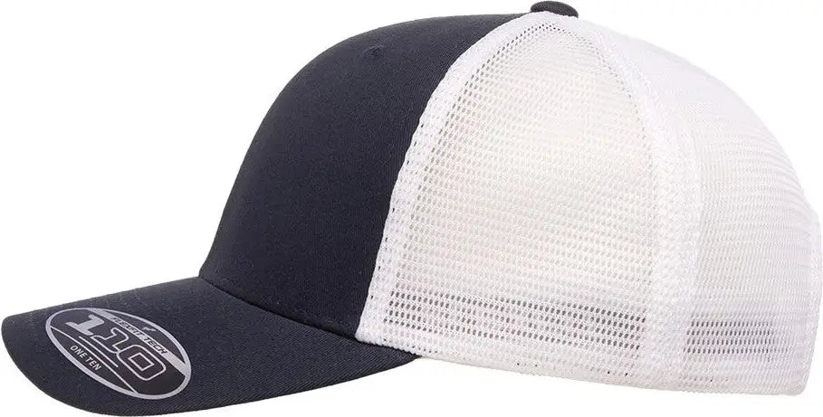 Flexfit 110m 110® Mesh-back Cap - Navy White - one Size Fits Most