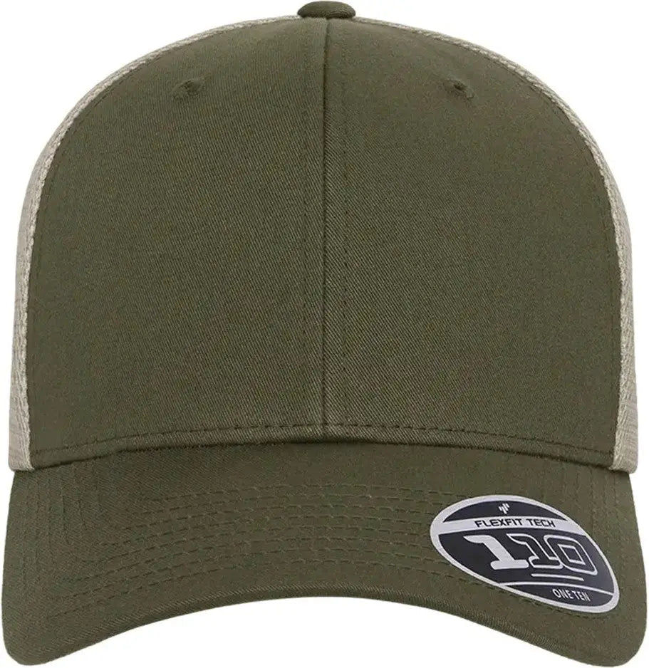 Flexfit 110m 110® Mesh-back Cap - Olive Khaki - one Size Fits Most