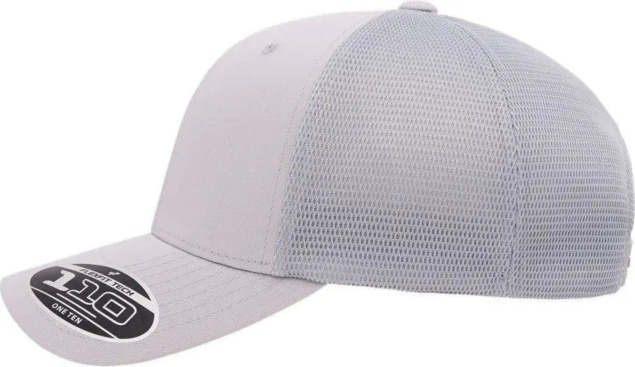 Flexfit 110m 110® Mesh-back Cap - Silver - Gray / one Size Fits Most