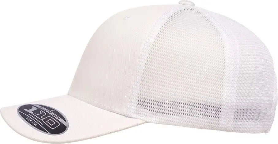 Flexfit 110m 110® Mesh-back Cap - White - one Size Fits Most